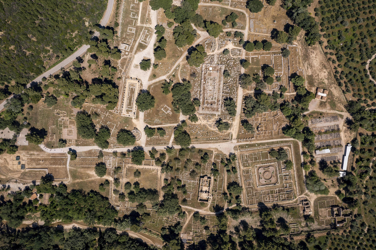 Le temple de Zeus à Olympie